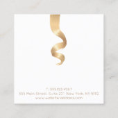 ヘアカールサロンアポイントメントアラーム 予約カード (裏面)