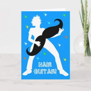 ヘアギター誕生日 カード
