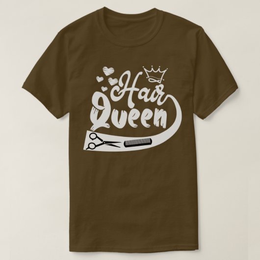 ヘアクイーン Tシャツ (デザイン正面)