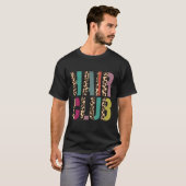 ヘアクラブヘアサロン美容師美容師 Tシャツ (正面フル)