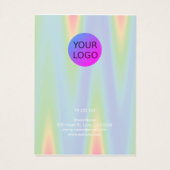 ヘアクリップホルダーカラーグラディエントグラデーションシボロンロゴ (裏面)