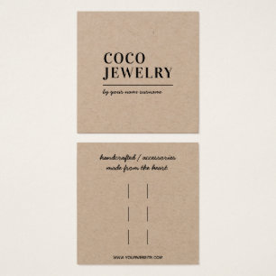 ヘアクリップ付属品ディスプレイカード