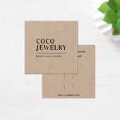 ヘアクリップ付属品ディスプレイカード (デスク)