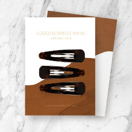 ヘアクリップ付属品ディスプレイカード