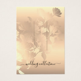 ヘアクリップ表示カードロマンチックヴィンテージピンク赤面