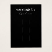 ヘアクリップ表示名刺 (正面)