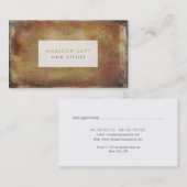 ヘアグランジ動揺してサロンスタイリストアポイントメント 予約カード (正面/裏面)