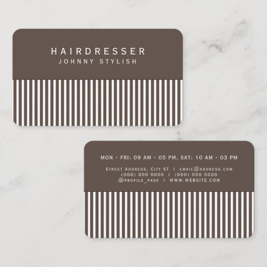 ヘアコインスパイアームは名刺より 名刺 (正面/裏面)