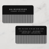 ヘアコーインスパイアムが黒く見える 名刺 (正面/裏面)