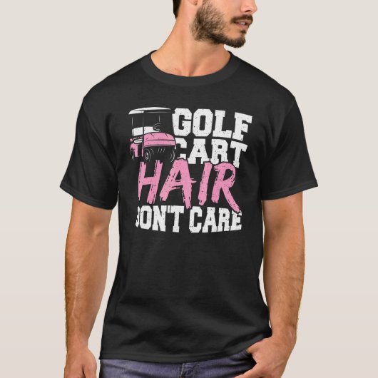 ヘアゴルフカートのヘア気にゴリング Tシャツ (正面)
