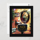 ヘアサロンご利用ありがとうございます ポストカード (正面/裏面)