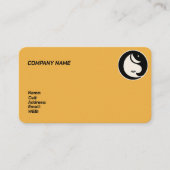ヘアサロンのためのBASIC TEMPLATE BUSINESS CARD 名刺 (正面)