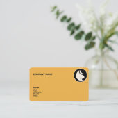ヘアサロンのためのBASIC TEMPLATE BUSINESS CARD 名刺 (スタンド正面)