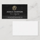 ヘアサロンのロゴ | スタイリスト 名刺 (正面/裏面)