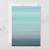 ヘアサロンの再オープンアクグラデーションア 招待状 (裏面)