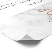 ヘアサロンの防波室/キッチンコビデセーフティ ポスター (角)