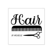 ヘアサロンはさみカスタム ラバースタンプ (インプリント)