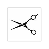 ヘアサロンはさみ ラバースタンプ (インプリント)