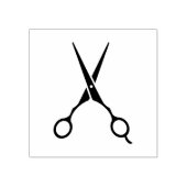 ヘアサロンはさみ ラバースタンプ (インプリント)