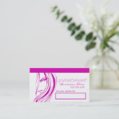 ヘアサロンアポイントメントカード 予約カード (スタンド正面)