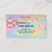 ヘアサロンアポイントメント名刺 予約カード (正面)