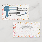 ヘアサロンアポイントメント名刺 予約カード (正面/裏面)