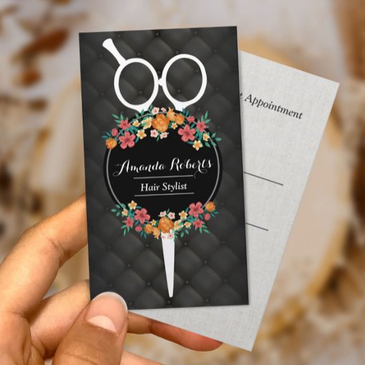 ヘアサロンエレガントシザー&フラワーズアポイントメント 予約カード