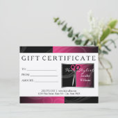 ヘアサロンギフトカード (スタンド正面)