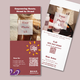 ヘアサロンサマーヘア気にプロモーションラックカード ラックカード