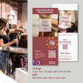 ヘアサロンサマーヘア気にプロモーションラックカード ラックカード