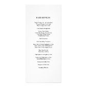 ヘアサロンサービスの価格表{Silver} ラックカード (裏面)