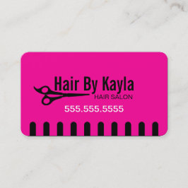 ヘアサロンスタイリストとアポイントメント 予約カード