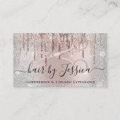 ヘアサロンスタイリストヘアドライザーシザーズグレーバラ 名刺 (正面)