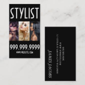 ヘアサロンスタイリスト理容師ショップ美しい事業 名刺 (正面/裏面)