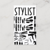 ヘアサロンスタイリスト理容師ショップ美しい事業 名刺 (正面)