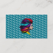 ヘアサロンスタイリスト美しいショップ化粧品業界 名刺 (正面)