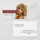 ヘアサロンスパ美しい 名刺 (正面/裏面)