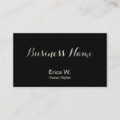 ヘアサロンソーシャルメディアカスタム美しい写真 名刺 (正面)