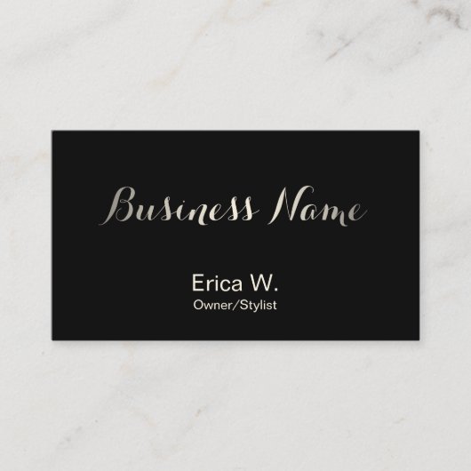 ヘアサロンソーシャルメディアカスタム美しい写真 名刺 (正面)