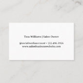 ヘアサロンツール | ビューティー 名刺 (裏面)