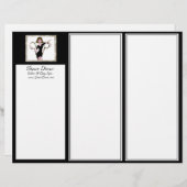 ヘアサロンディバトリフォールドフライヤー (正面/裏面)