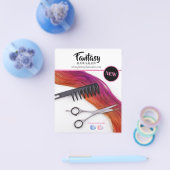 ヘアサロンデザイン チラシ (シングル)