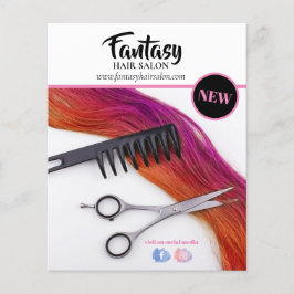 ヘアサロンデザイン チラシ