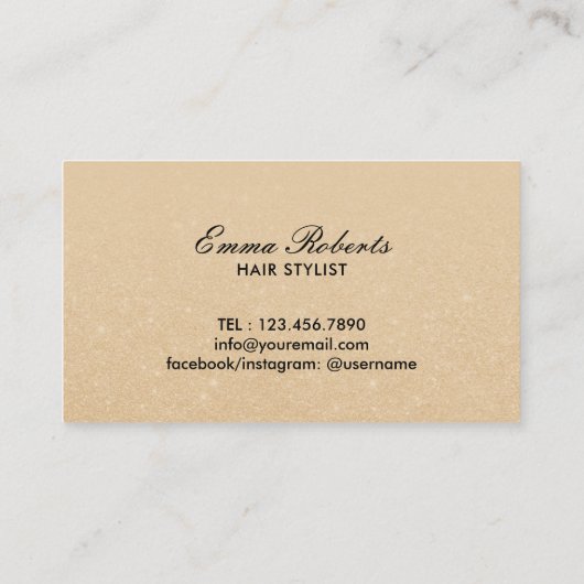 ヘアサロンドライ吹バーヘイモダンスタイリストロイヤリティ ロイヤリティカード (裏面)