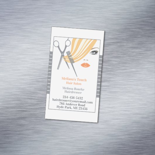 ヘアサロンドレッサー マグネット名刺 (インサイチュ)
