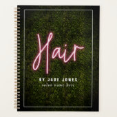 ヘアサロンネオンボクウッド美容師プロフェッショナル プランナー手帳 (正面)