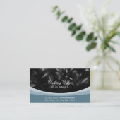 ヘアサロンブラックカーリーヘアアポイントメント 予約カード (スタンド正面)