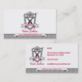 ヘアサロンプロフェッショナルモダン名刺 名刺 (正面/裏面)