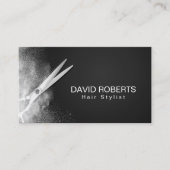 ヘアサロンヘアスタイリスト理容師アポイントメント 予約カード (正面)