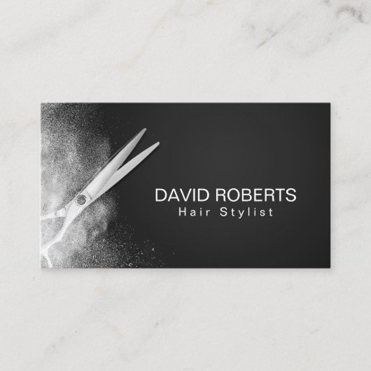 ヘアサロンヘアスタイリスト理容師アポイントメント 予約カード (正面)